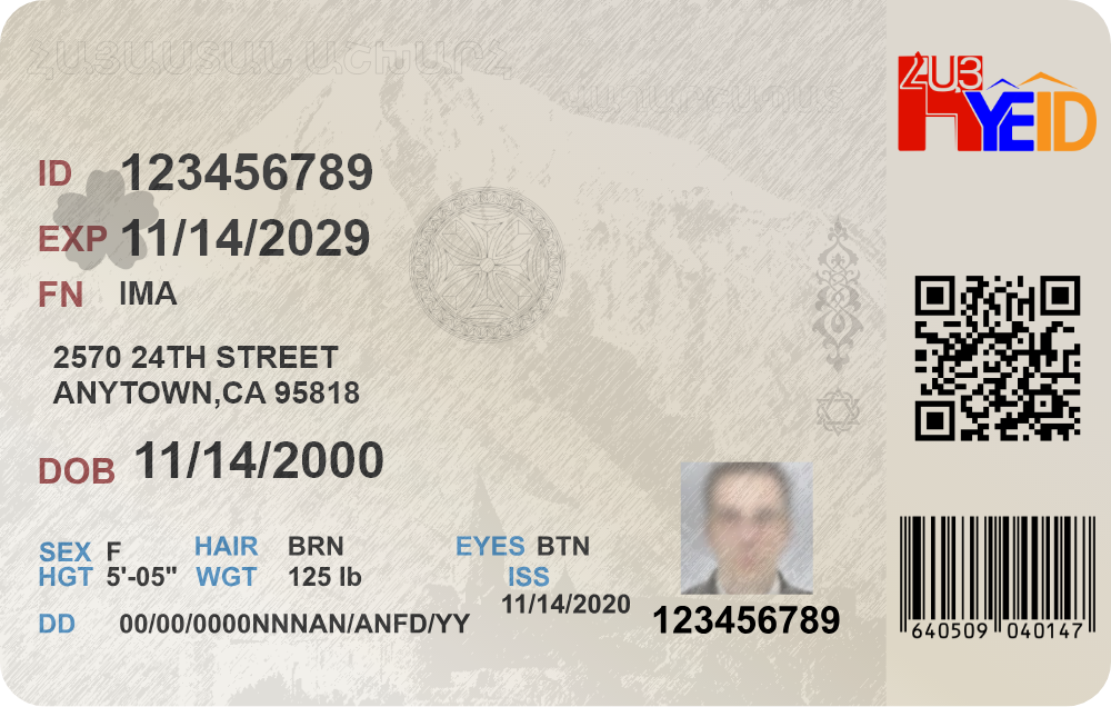 Armenia Id Card